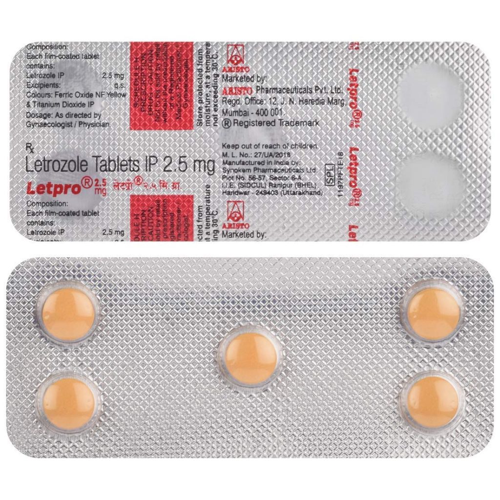 Letrozole Tablets IP 2.5mg