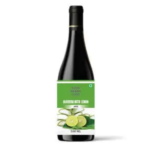 Aloevera with lemon juice