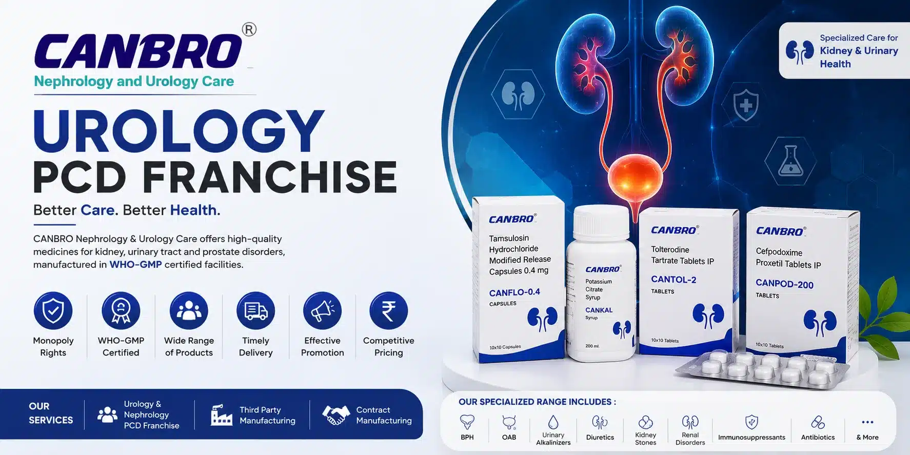 Canbro Nephrology & Urology Care-Urology PCD Franchise company