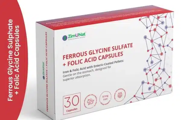 Ferrous Glycine sulfate and folic acid capsules