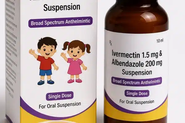 Ivermectin 1.5 mg & Albendazole 200 mg Suspension