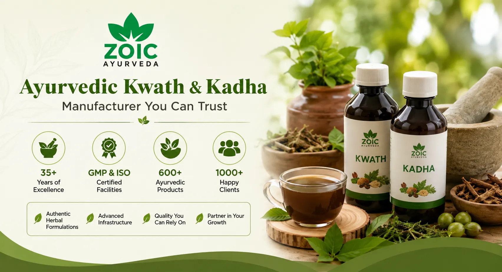 Zoic Ayurveda- Best Ayurvedic Kwath & Kadha Manufacturer in India