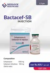 Cefoperazone 1000mg Sulbactam 500mg