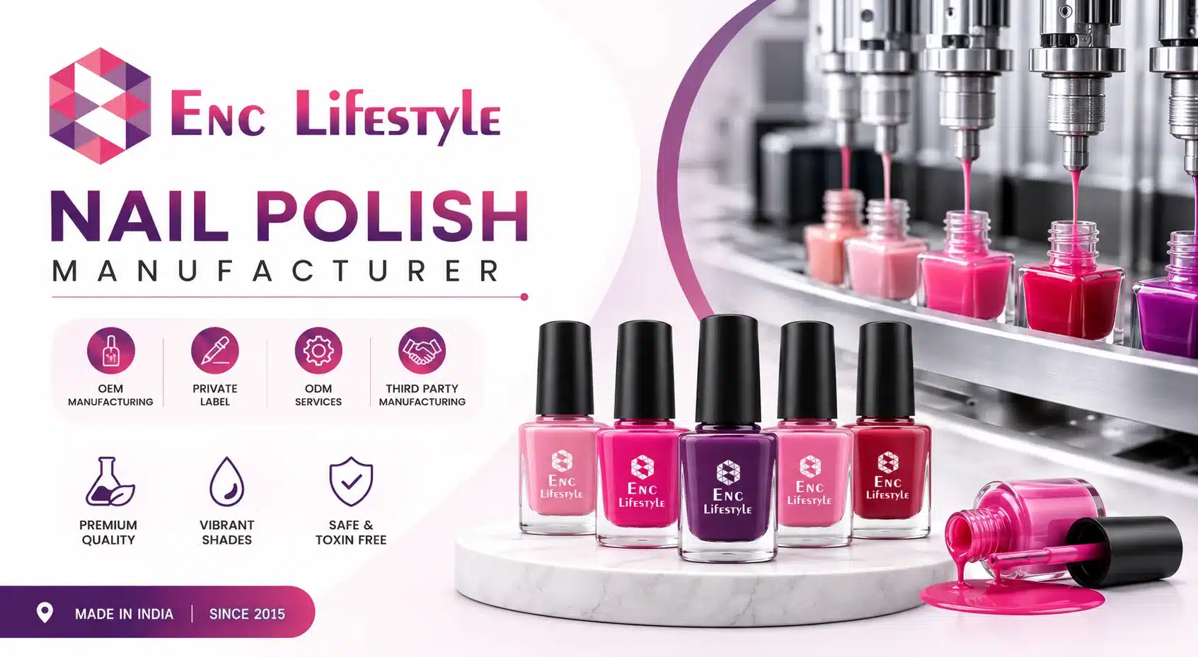 ENC lifestyle - nail polish manufacturer