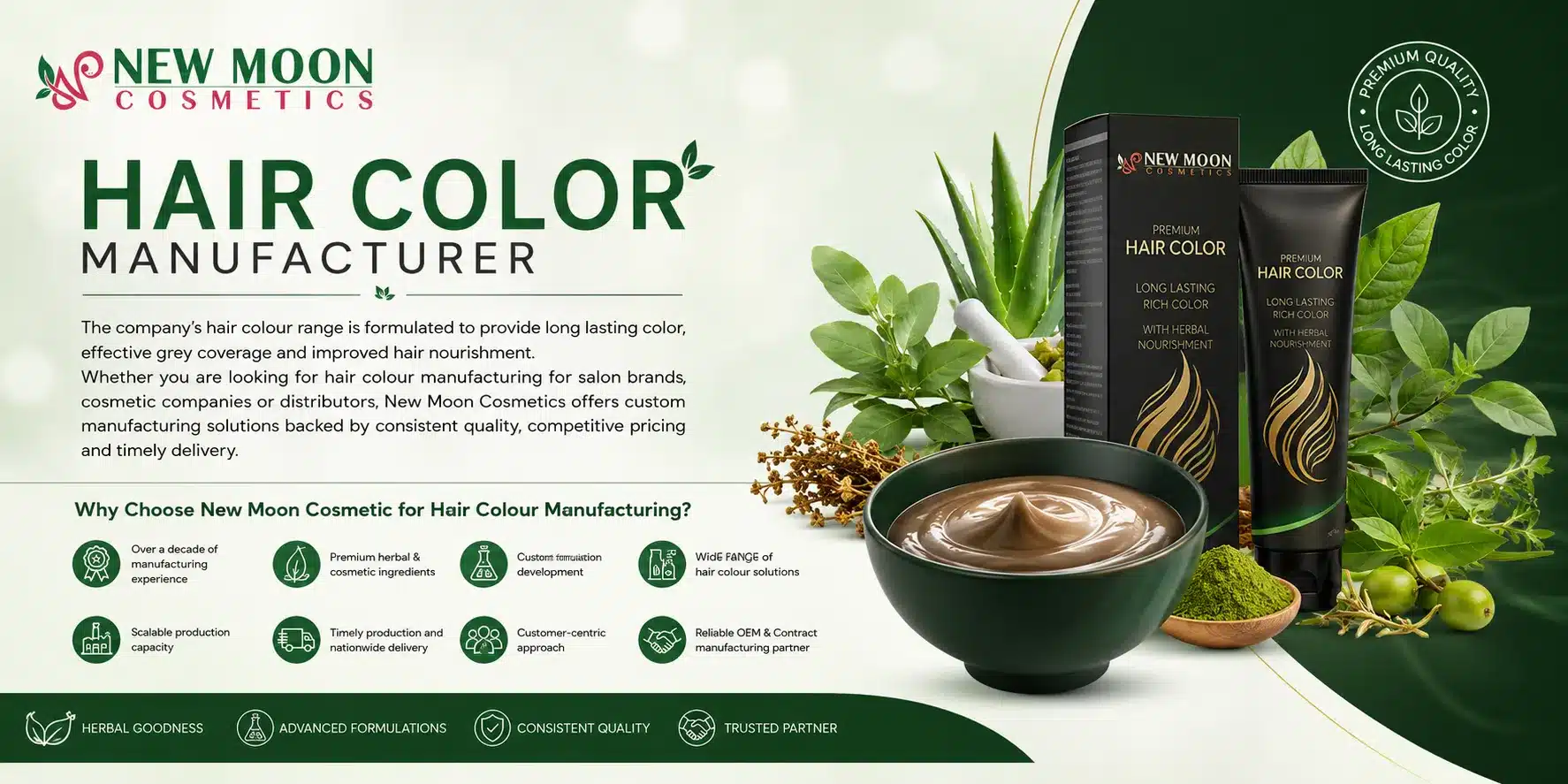 New Moon Cosmetic- Hair colour Manufacturer in India