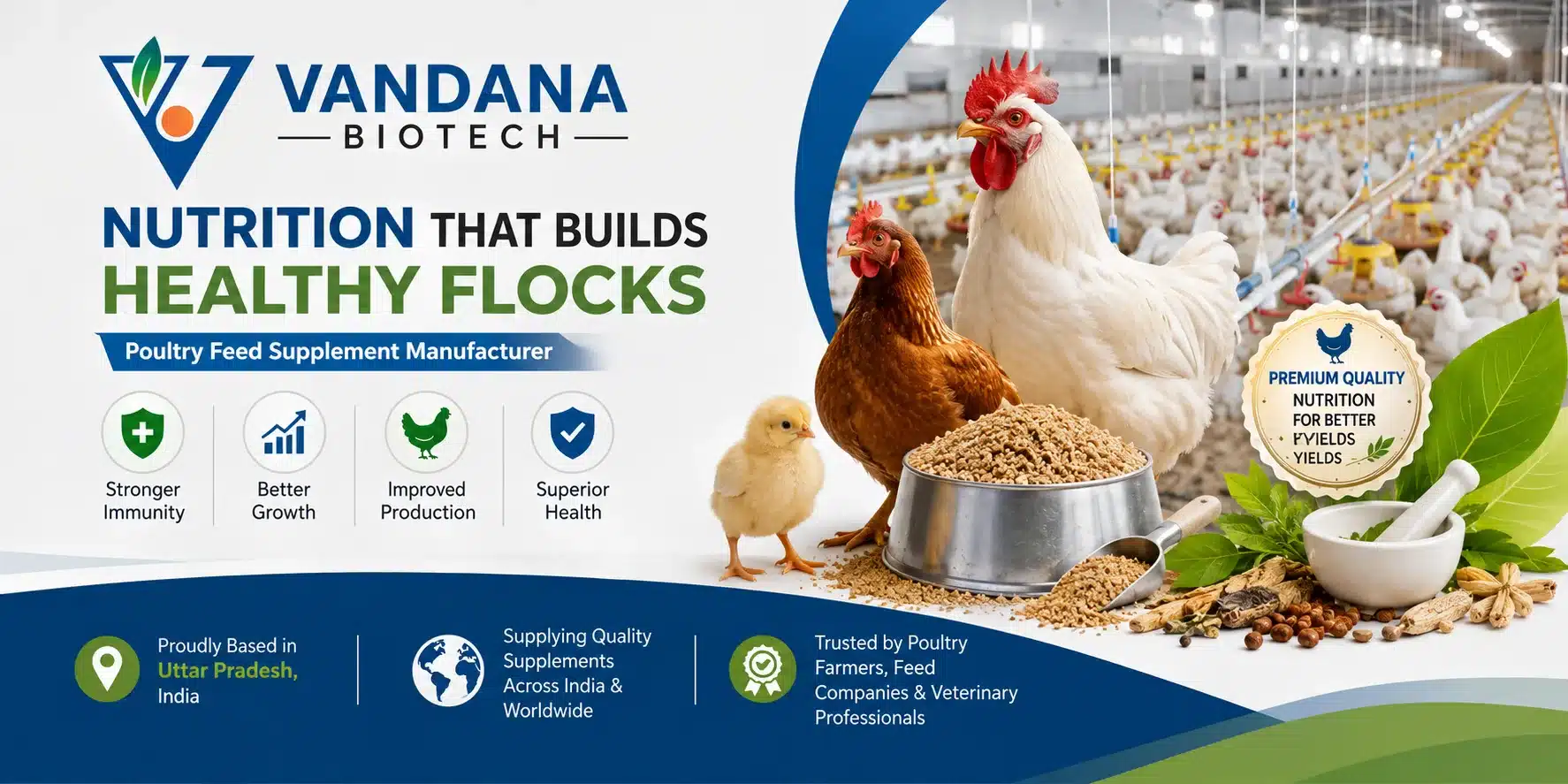 Vandana Biotech- Poultry feed supplement manufacturer