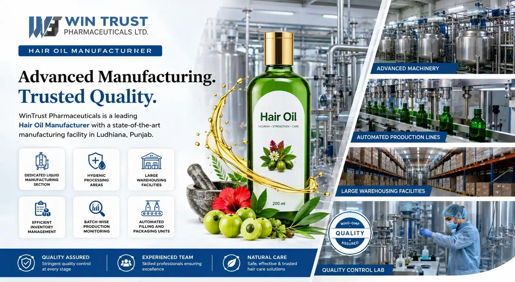 Win Trust Pharmaceuticals- hair oil manufacturer