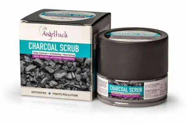 Angel tuch charcoal face scrub