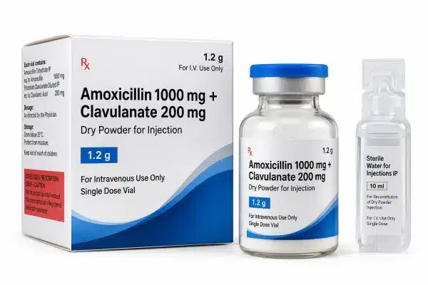 AMOXICILLIN 1000MG + CLAVULANATE 200MG