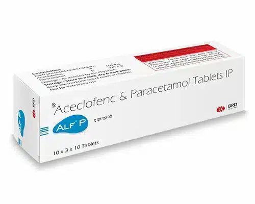 Aceclofenac 100mg, Paracetamol 325mg
