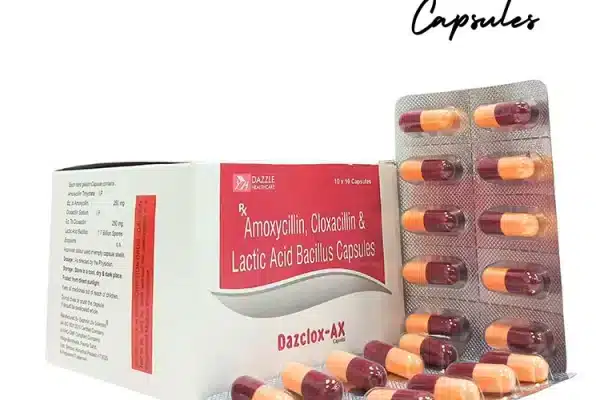 Amoxycillin 250 mg, Cloxacillin 250 mg, and Lactic Acid Bacillus Tablet