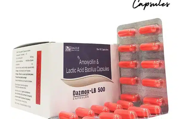 Amoxycillin 500 mg and Lactic acid Bacillus Capsule