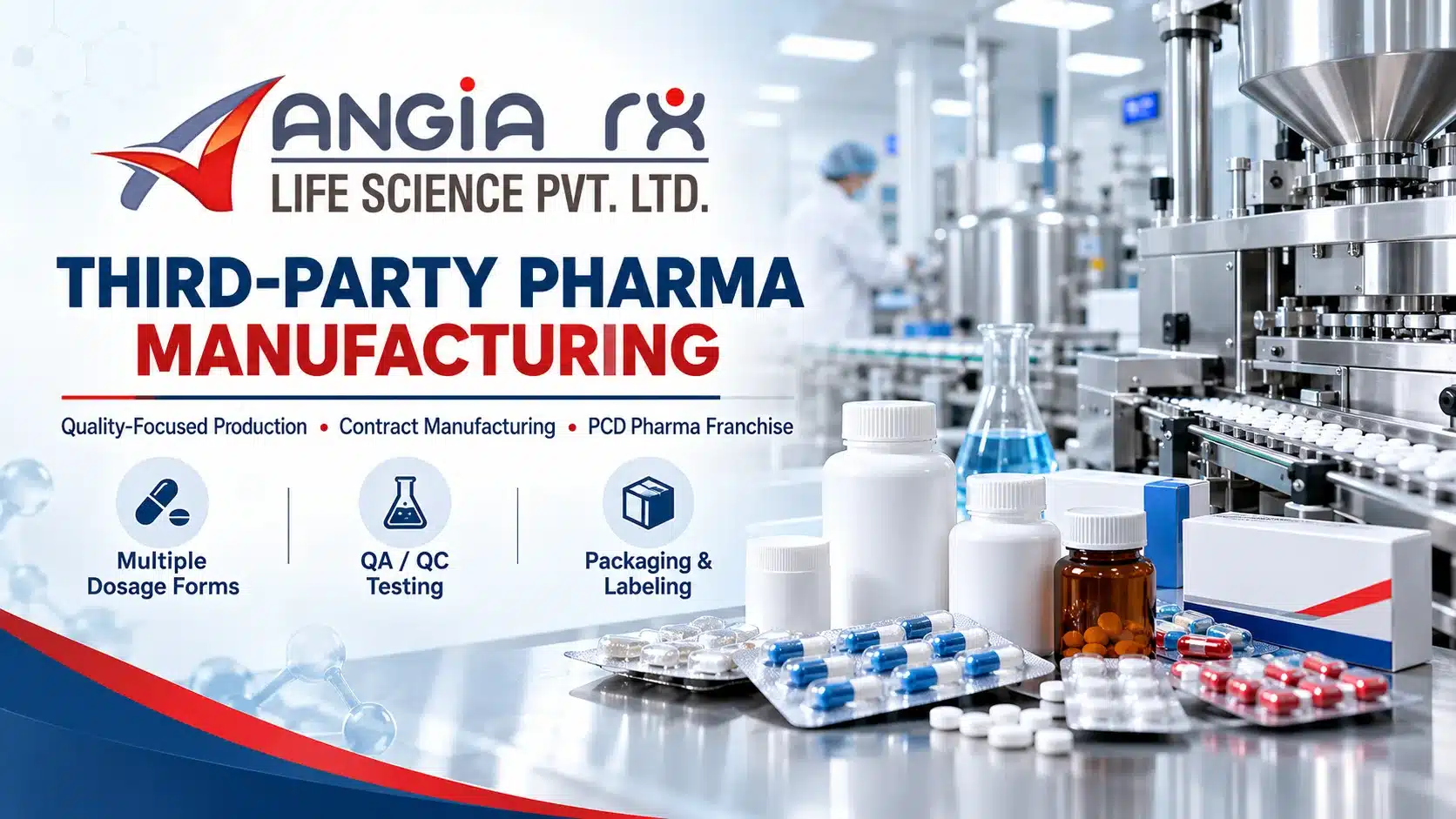 Angia RX Life Science Pvt. Ltd. Third Party Pharma Manufacturing