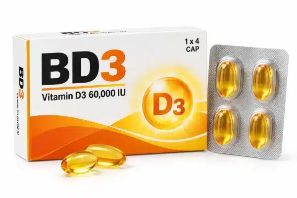 BD3 1 x 4 CAP Vitamin D3