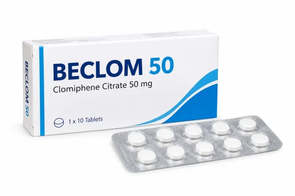 BECLOM 50 1 x 10 TAB Clomiphene Citrate 50 mg