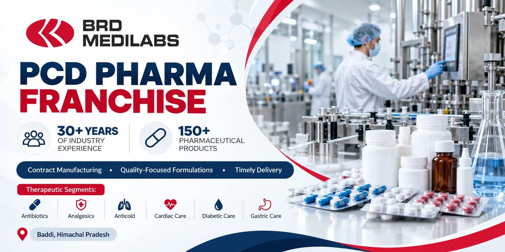 BRD Medilabs- PCD pharma franchise company