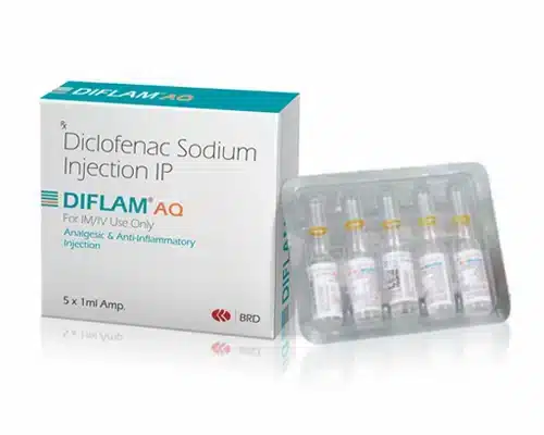 Diclofenac Sodium 75mg, Benzyl Alcohol 4%