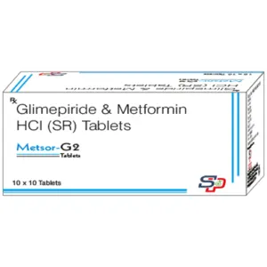 Glimepiride & Metformin HCl (SR) Tablets Metsor-G2 Tablets