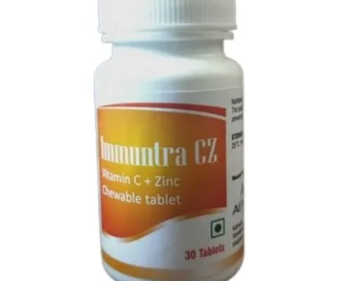 Immuntra CZ Vitamin C Zinc Chewable Tablet