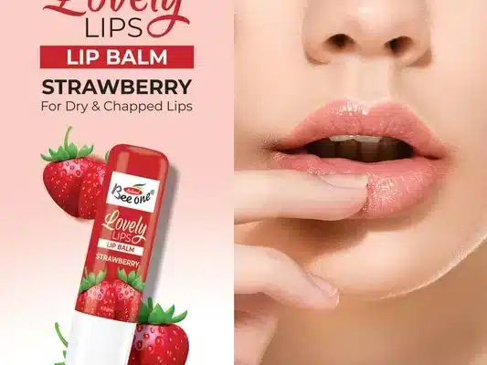 Lovely lips strawberry lip balm
