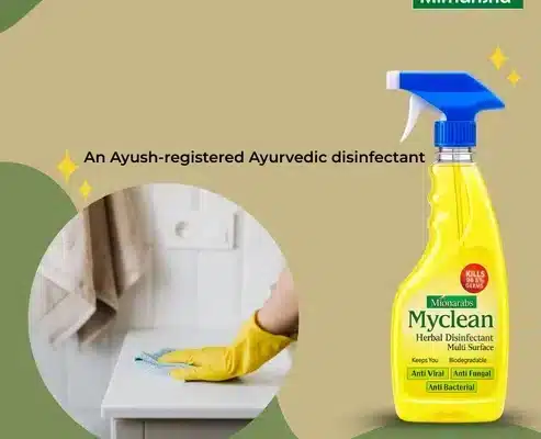 MYCLEAN Herbal Surface & Produce Cleaning Spray – Eco-Friendly Home Hygiene Solution