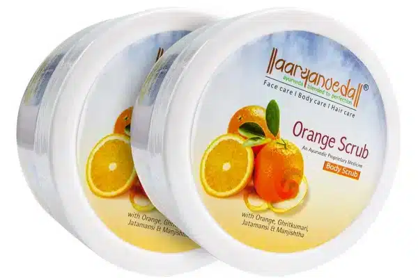 Orange scrub