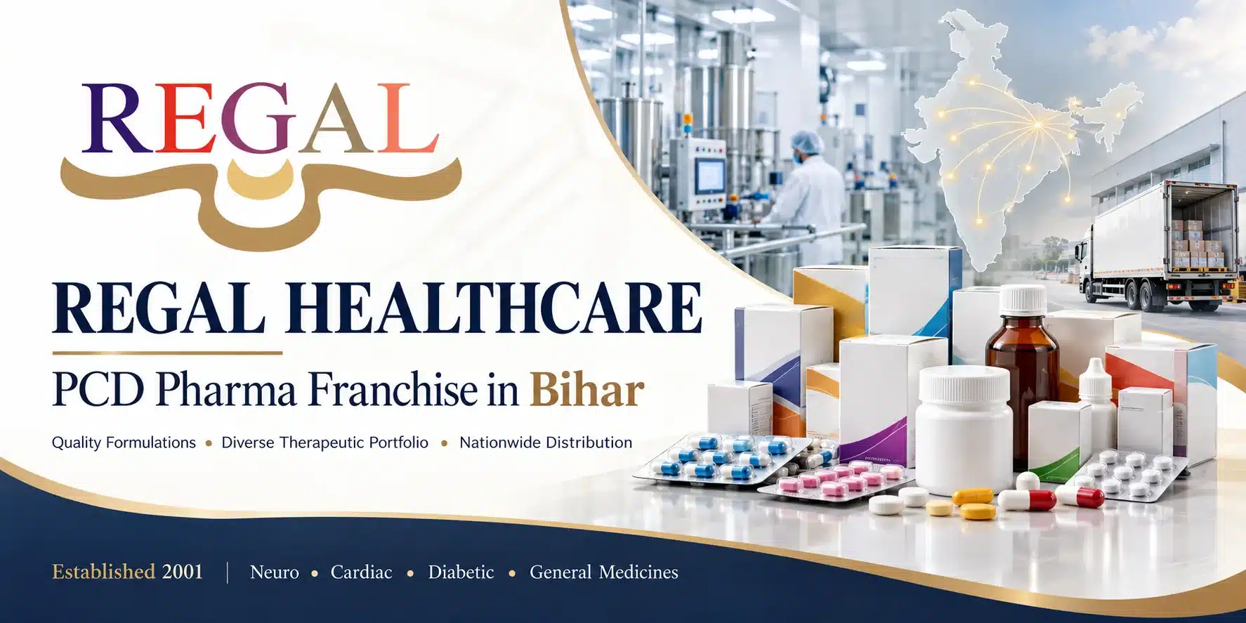 Regal Healthcare- PCD pharma franchise company in Bihar