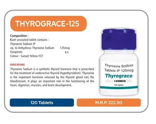 THYROGRACE-125 TABLETS