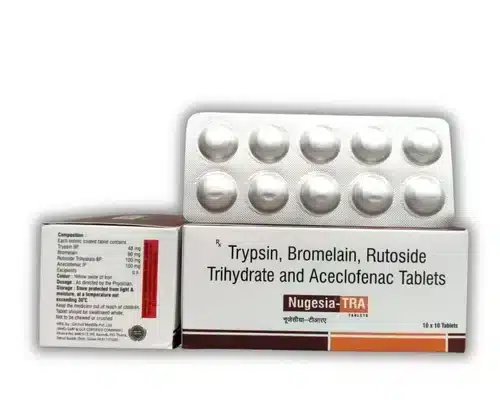 Trypsin Bromelain Rutoside Trihydrate Tablet
